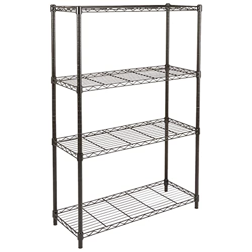 Amazon Basics four shelf storage rack